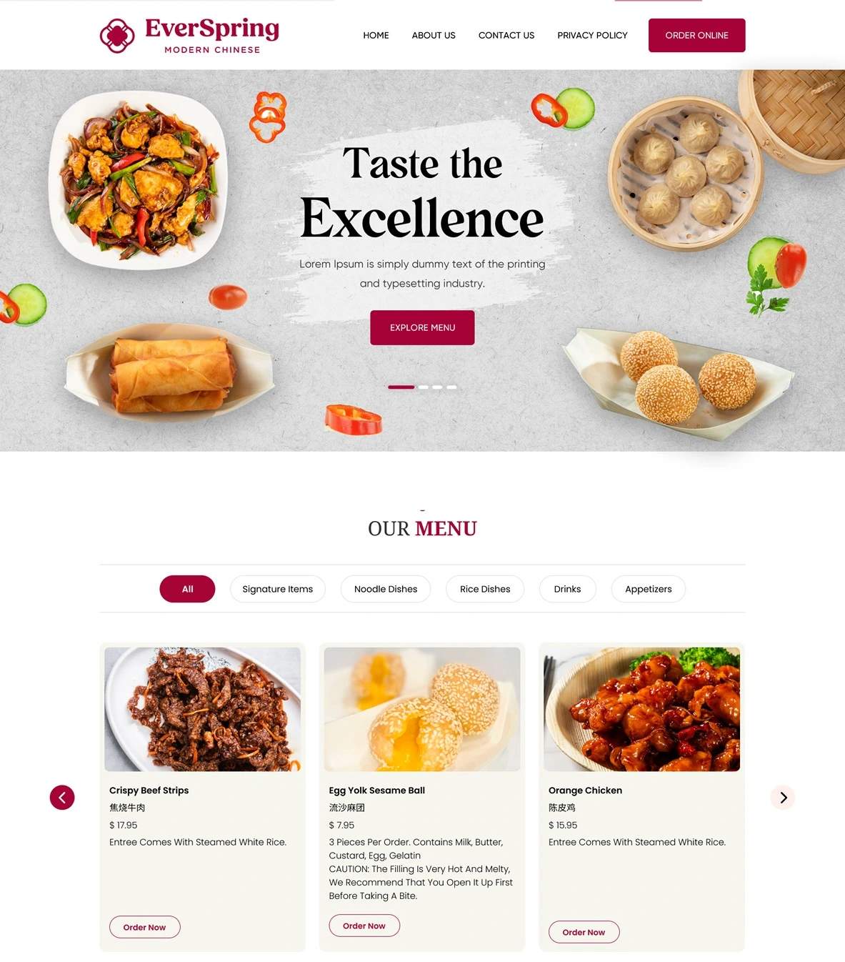 EverSpring | Chinese Restaurant